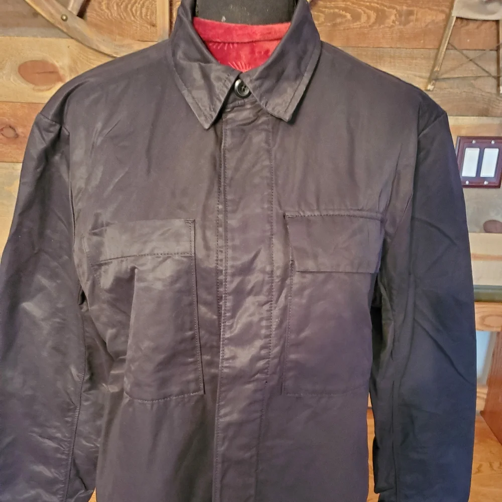 Banana Republic Black Water Resistant Shirt/Jacket
